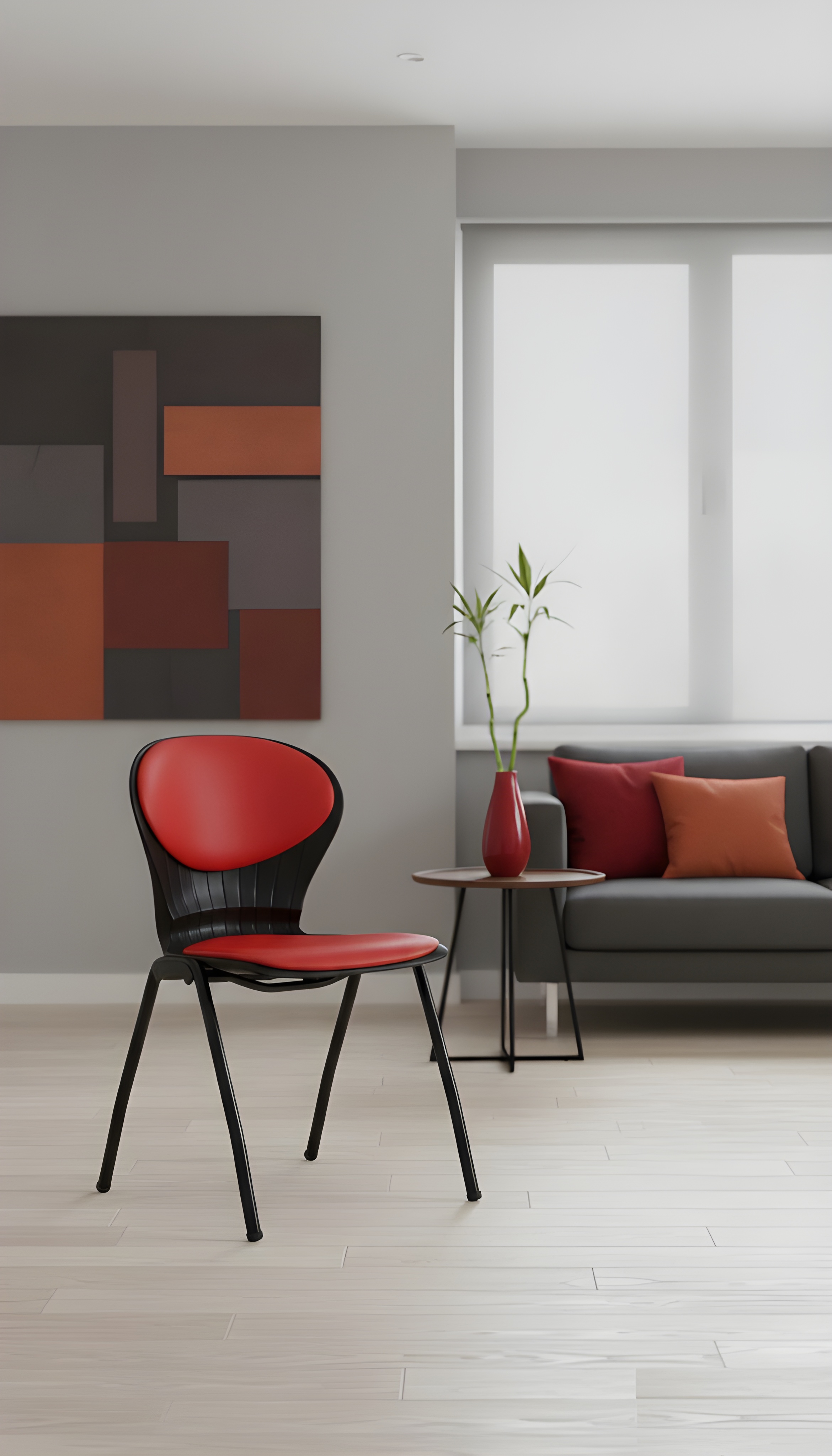 صندلی صدفی بدون دسته